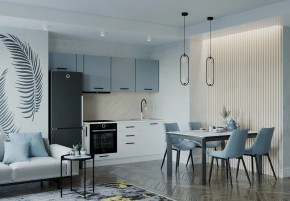 Кухонный гарнитур Ниагара 2550 (Стол. 26мм) в Новом Уренгое - novyy-urengoy.ok-mebel.com | фото