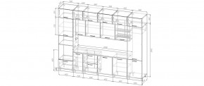 Кухонный гарнитур Санторини 3400 (Стол. 38мм) в Новом Уренгое - novyy-urengoy.ok-mebel.com | фото 2