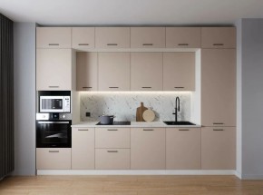 Кухонный гарнитур Шампань 3400 (Стол. 26мм) в Новом Уренгое - novyy-urengoy.ok-mebel.com | фото