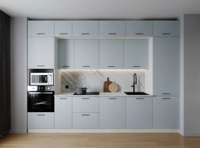Кухонный гарнитур Смоки 3400 (Стол. 38мм) в Новом Уренгое - novyy-urengoy.ok-mebel.com | фото