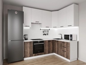 Кухонный гарнитур Старое Дерево 2200*1600 h950 (Стол. 26мм) в Новом Уренгое - novyy-urengoy.ok-mebel.com | фото