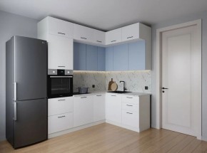 Кухонный гарнитур угловой Капри 2200*1700 (Стол. 38мм) в Новом Уренгое - novyy-urengoy.ok-mebel.com | фото