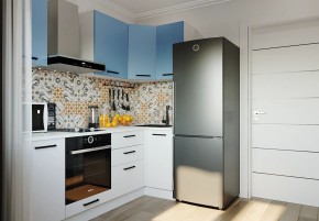 Кухонный гарнитур угловой Капри 2200х1000 (Стол. 38мм) в Новом Уренгое - novyy-urengoy.ok-mebel.com | фото