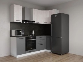 Кухонный гарнитур угловой Санторини 2200*1000 (Стол. 38мм) в Новом Уренгое - novyy-urengoy.ok-mebel.com | фото