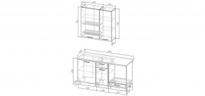 Кухонный гарнитур Умбра 1600 h950 (Стол. 26мм) в Новом Уренгое - novyy-urengoy.ok-mebel.com | фото 2