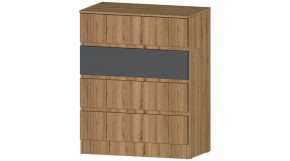 ЛЕНОРА Комод 4 ящика (графит) в Новом Уренгое - novyy-urengoy.ok-mebel.com | фото