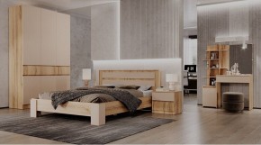 ЛЕНОРА Спальный гарнитур (модульный) кашемир в Новом Уренгое - novyy-urengoy.ok-mebel.com | фото