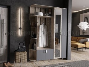 ЛИКА №1 Прихожая ЛДСП (графит/дуб юкон) в Новом Уренгое - novyy-urengoy.ok-mebel.com | фото