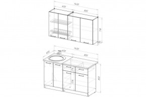 ЛОТОС Кухонный гарнитур Макси 2 (1800 ) в Новом Уренгое - novyy-urengoy.ok-mebel.com | фото 2