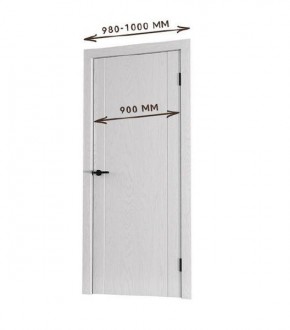Межкомнатная дверь Bolivar Роялвуд белый (комплект) 900 в Новом Уренгое - novyy-urengoy.ok-mebel.com | фото