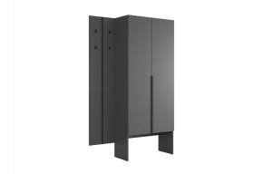 МЕРСИ Прихожая (модульная) графит в Новом Уренгое - novyy-urengoy.ok-mebel.com | фото 6