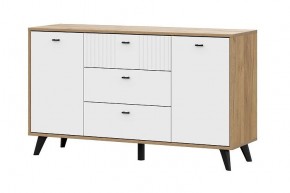 МИЛАН Спальня (Дуб Золотой/Белый матовый) в Новом Уренгое - novyy-urengoy.ok-mebel.com | фото 14