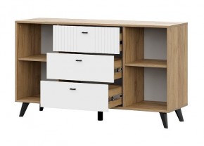 МИЛАН Спальня (Дуб Золотой/Белый матовый) в Новом Уренгое - novyy-urengoy.ok-mebel.com | фото 15