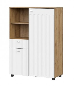 МИЛАН Спальня (Дуб Золотой/Белый матовый) в Новом Уренгое - novyy-urengoy.ok-mebel.com | фото 27
