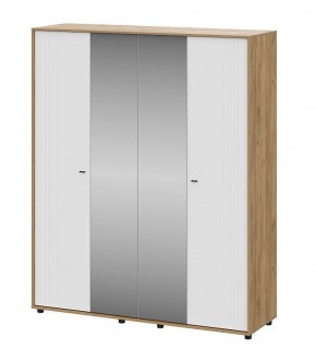 МИЛАН Спальня (Дуб Золотой/Белый матовый) в Новом Уренгое - novyy-urengoy.ok-mebel.com | фото 41
