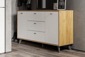 МИЛАН Спальня (Дуб Золотой/Белый матовый) в Новом Уренгое - novyy-urengoy.ok-mebel.com | фото 48