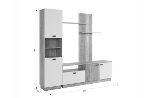МОДИ К1 Гостиная (белое дерево) в Новом Уренгое - novyy-urengoy.ok-mebel.com | фото 2