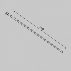 Модульный светильник Maytoni Basis C100CL-L1000-24W3-6K-BS в Новом Уренгое - novyy-urengoy.ok-mebel.com | фото 6
