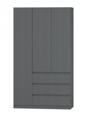 МС "Хилтон" Шкаф №2 1200 (Графит) в Новом Уренгое - novyy-urengoy.ok-mebel.com | фото 2