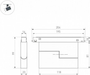 Накладной светильник Arlight MAG-ORIENT 049994 в Новом Уренгое - novyy-urengoy.ok-mebel.com | фото 2