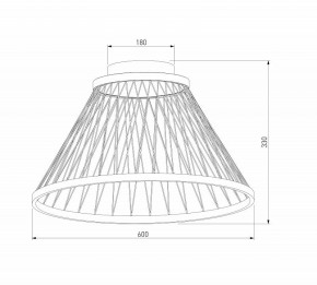 Накладной светильник Eurosvet Cesta 40019/1 LED коричневый в Новом Уренгое - novyy-urengoy.ok-mebel.com | фото 4