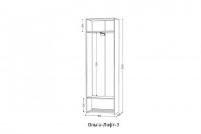 ОЛЬГА-ЛОФТ 3 Шкаф 2-х створчатый в Новом Уренгое - novyy-urengoy.ok-mebel.com | фото 3