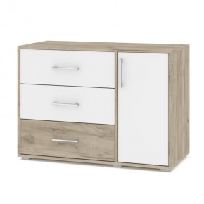 ОЛИВИЯ О63 Комод (дуб серый/белый) в Новом Уренгое - novyy-urengoy.ok-mebel.com | фото