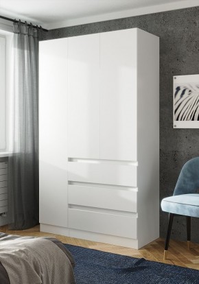 ПАРУС Шкаф 3-х ств. 1200 (белый) в Новом Уренгое - novyy-urengoy.ok-mebel.com | фото