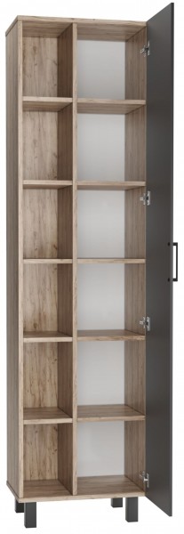 Пенал напольный Craft 50 без ящика Домино (DCr2207P) в Новом Уренгое - novyy-urengoy.ok-mebel.com | фото 2