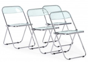 Пластиковый стул Fold складной clear gray-blue в Новом Уренгое - novyy-urengoy.ok-mebel.com | фото 9