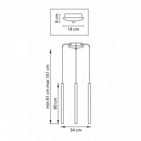 Подвесная люстра Lightstar Tubo L3T747433 в Новом Уренгое - novyy-urengoy.ok-mebel.com | фото 3