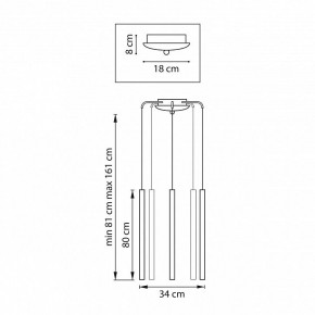 Подвесная люстра Lightstar Tubo L5T747437 в Новом Уренгое - novyy-urengoy.ok-mebel.com | фото 3