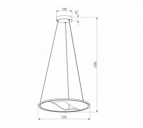 Подвесной светильник Eurosvet Occhio 40027/1 LED серый в Новом Уренгое - novyy-urengoy.ok-mebel.com | фото 5