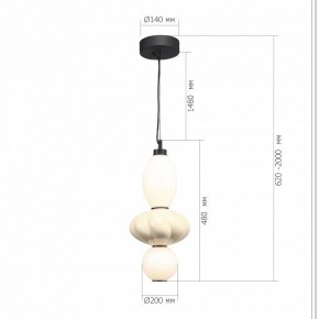 Подвесной светильник ST-Luce FLORENTINI SL6134.413.01 в Новом Уренгое - novyy-urengoy.ok-mebel.com | фото 4