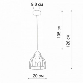 Подвесной светильник Vitaluce V3102 V3102-1/1S в Новом Уренгое - novyy-urengoy.ok-mebel.com | фото 3