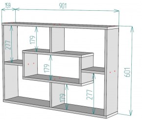 Полка S40 в Новом Уренгое - novyy-urengoy.ok-mebel.com | фото 2