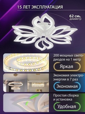 Потолочная люстра Natali Kovaltseva FORTUNA LED LAMPS 81107/6C в Новом Уренгое - novyy-urengoy.ok-mebel.com | фото 5