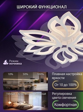 Потолочная люстра Natali Kovaltseva FORTUNA LED LAMPS 81107/6C в Новом Уренгое - novyy-urengoy.ok-mebel.com | фото 6
