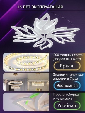 Потолочная люстра Natali Kovaltseva RIF LED LAMPS 81118/5C в Новом Уренгое - novyy-urengoy.ok-mebel.com | фото 5