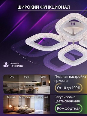 Потолочная люстра Natali Kovaltseva SM LED LAMPS 81455 в Новом Уренгое - novyy-urengoy.ok-mebel.com | фото 6