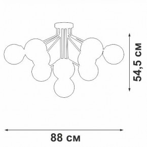 Потолочная люстра Vitaluce V42870 V42870-8/10PL в Новом Уренгое - novyy-urengoy.ok-mebel.com | фото