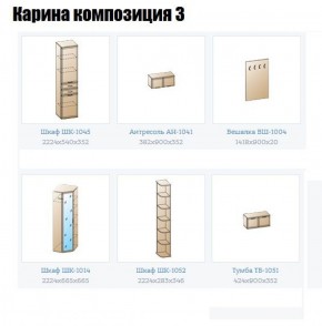 Прихожая Карина (модульная) в Новом Уренгое - novyy-urengoy.ok-mebel.com | фото 8