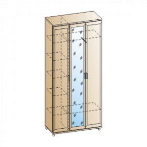 Прихожая Мелисса композиция 2 (Снежный ясень) в Новом Уренгое - novyy-urengoy.ok-mebel.com | фото 2