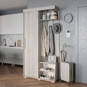 Прихожая Зара ПР-01 (ясень белый) в Новом Уренгое - novyy-urengoy.ok-mebel.com | фото 4