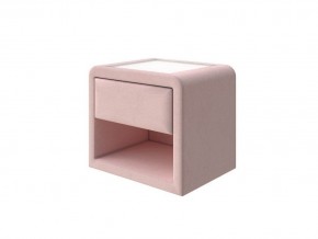 PROxSON Тумба Cube (Ткань: Велюр Ultra Розовый мусс) 52x41 в Новом Уренгое - novyy-urengoy.ok-mebel.com | фото