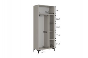 РИЧ Шкаф двухдверный в Новом Уренгое - novyy-urengoy.ok-mebel.com | фото 3