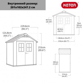 Сарай Окланд 754 (OAKLAND 754) в Новом Уренгое - novyy-urengoy.ok-mebel.com | фото 2