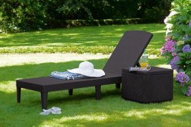 Шезлонг Джайпур (Jaipur Sun lounger) виски-коричневый в Новом Уренгое - novyy-urengoy.ok-mebel.com | фото 2