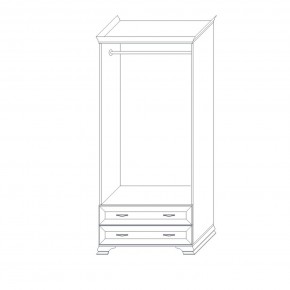 Шкаф 2-х дверный (корпус) Сиена в Новом Уренгое - novyy-urengoy.ok-mebel.com | фото 6