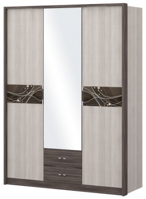 Шкаф 3-х дверный с зеркалом Шк68.2 МС Николь в Новом Уренгое - novyy-urengoy.ok-mebel.com | фото